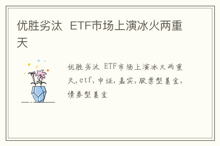 优胜劣汰  ETF市场上演冰火两重天