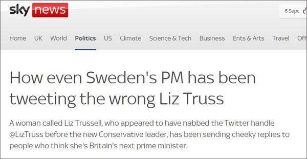 想祝贺特拉斯但@成高仿号，瑞典首相：搞错了，再来！