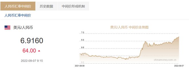 离岸人民币汇率一度跌破6.99，国家要出手吗？