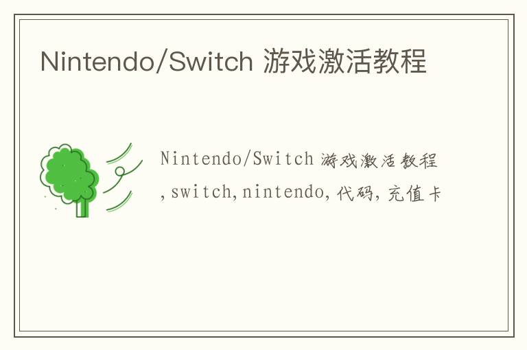 Nintendo/Switch 游戏激活教程