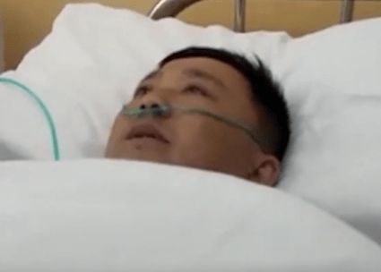 黑龙江打松塔被氢气球带走的工人家属 ：他腰受伤站了两夜获救