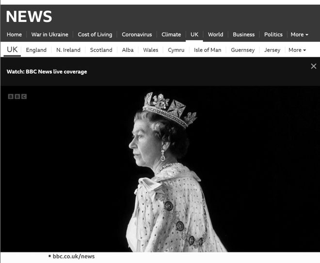 一个时代的结束：英国女王去世，享年96岁