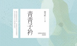 青青子衿小说内容介绍 青青子衿内容简介