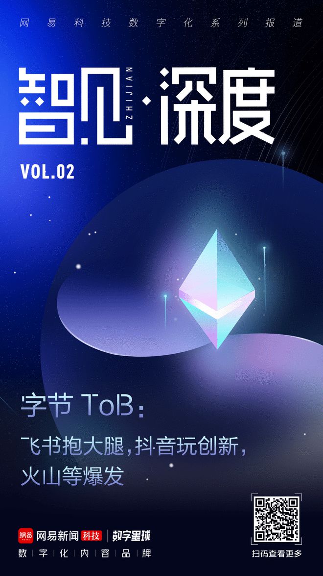 智见深度｜字节ToB：飞书抱大腿、抖音玩创新、火山等爆发