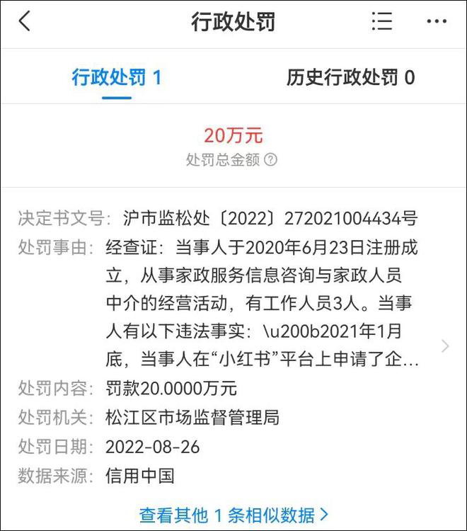 虚假宣传“清华毕业生当保姆”，一家政公司被罚20万