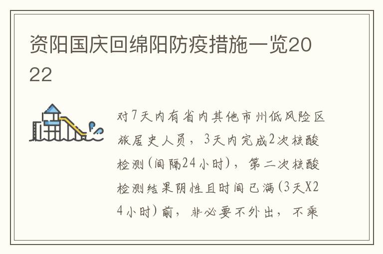 资阳国庆回绵阳防疫措施一览2022