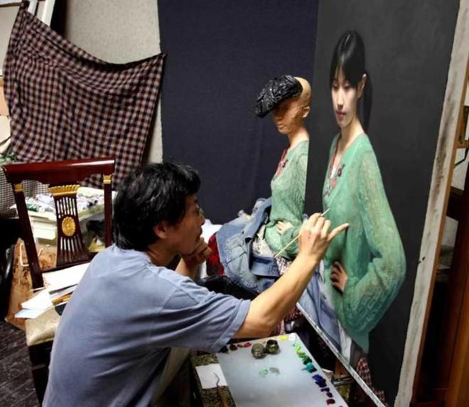 四川画家一幅肖像画了1年，模特忍不了跑了，后来画作卖了7015万