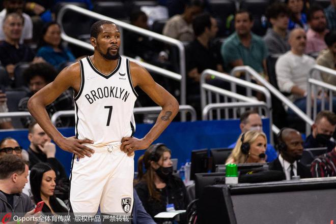 篮网29分惨败热火 杜兰特22+4西蒙斯4分6失误