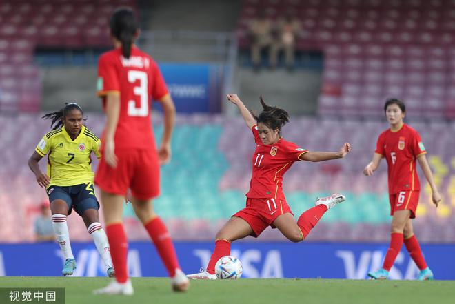 U17女足世界杯-凯塞多14分钟2球 中国0-2哥伦比亚