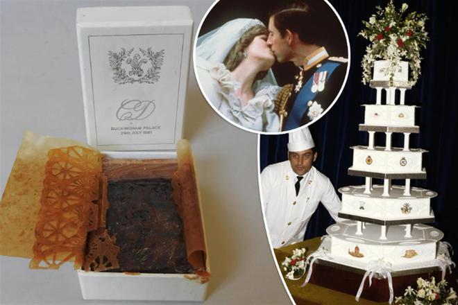 查尔斯和戴安娜的结婚蛋糕将拍卖，已存放41年