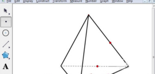 几何画板如何切割三棱锥 几何画板切割三棱锥的方法