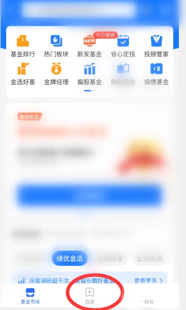 支付宝在哪查看自选基金