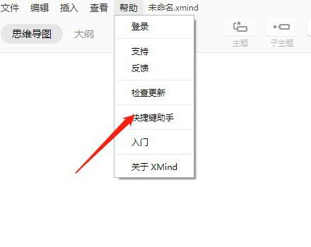 XMIND2022如何自定义快捷键 XMIND2022自定义快捷键的方法