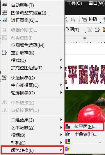 CorelDRAW怎么设置位平面效果 CorelDRAW设置位平面效果的方法