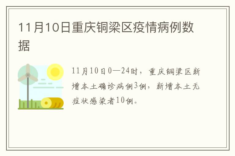 11月10日重庆铜梁区疫情病例数据
