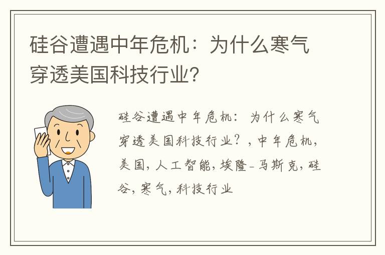 硅谷遭遇中年危机：为什么寒气穿透美国科技行业？