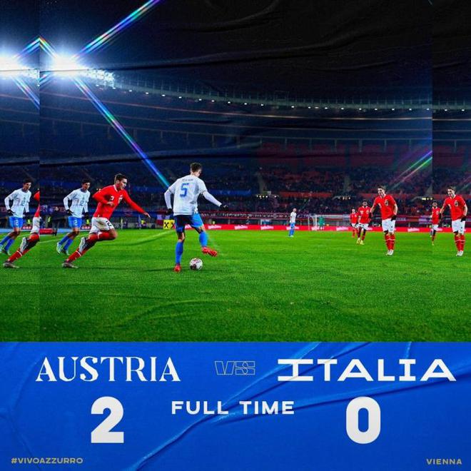 友谊赛-阿巴拉任意球直接破门 意大利0-2负奥地利
