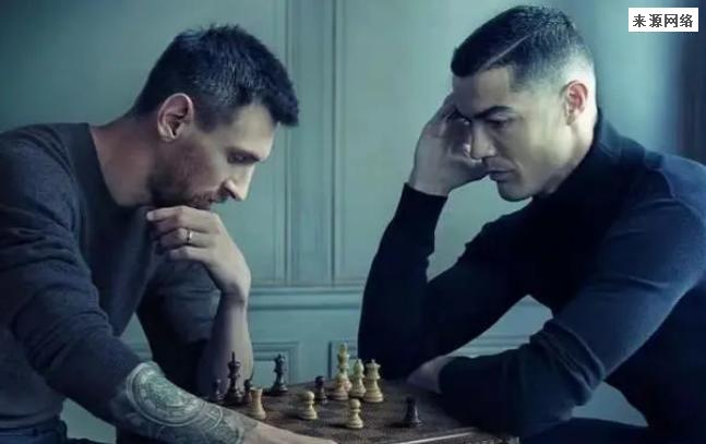 梅西C罗一起为奢侈品拍广告：史诗级别的同框