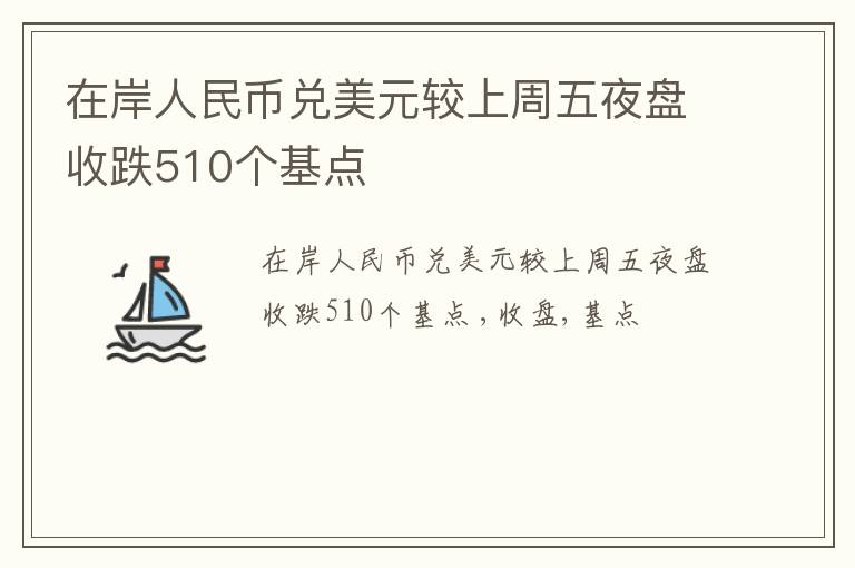 在岸人民币兑美元较上周五夜盘收跌510个基点