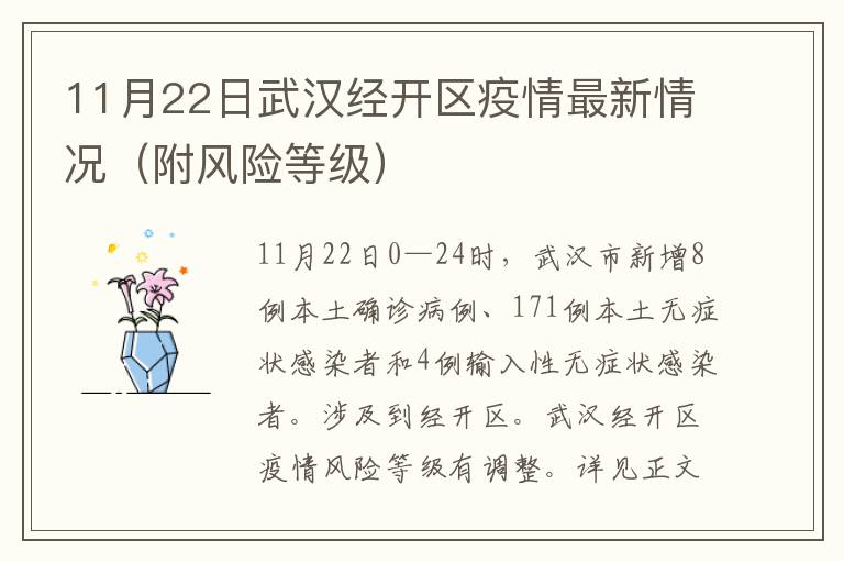 11月22日武汉经开区疫情最新情况（附风险等级）