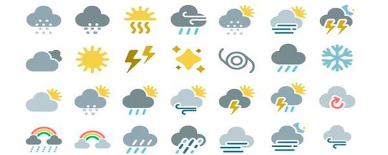 天气标志图案各代表什么