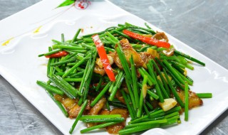 菲菜炒肉怎么做好吃法 韭菜炒肉如何做