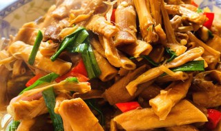 素炒干笋怎么炒好吃 素炒干笋做法分享