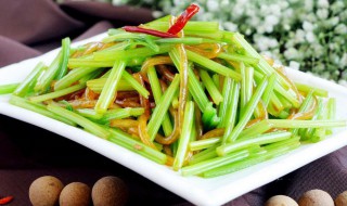 炒红薯粉丝怎么做好吃 芹菜炒粉的方法简介
