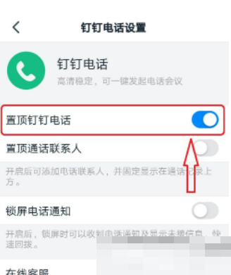 钉钉怎么置顶钉钉电话？ 钉钉置顶钉钉电话教程攻略