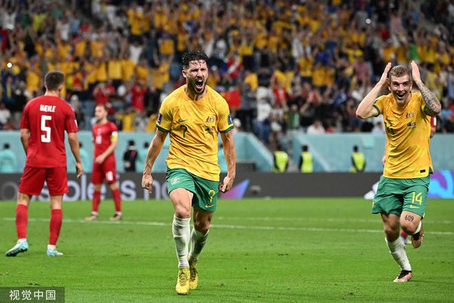 世界杯-澳大利亚1-0丹麦 2连胜成亚洲首支晋级球队