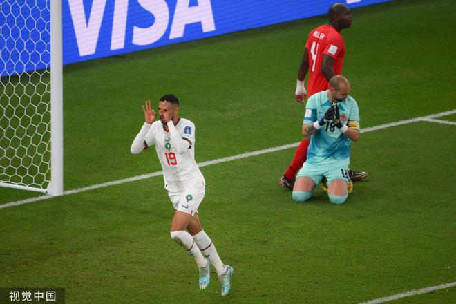 恩内斯里低射破门 成首位2届世界杯都破门摩洛哥球员