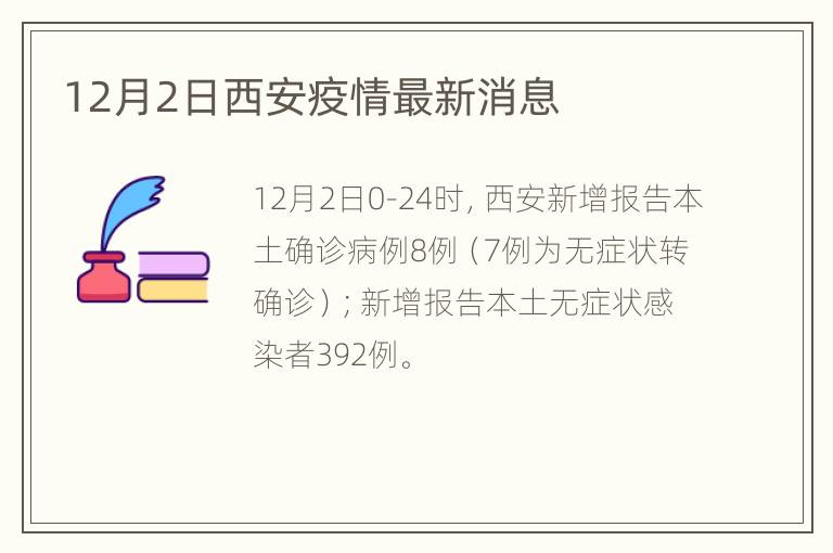 12月2日西安疫情最新消息