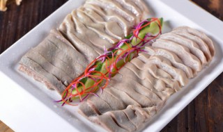 川菜爆炒肚条的做法 川菜爆炒肚条怎么做