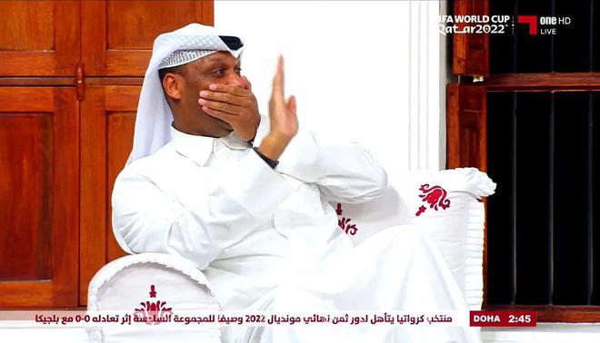 反击!卡塔尔人节目中集体捂嘴 挥手讽刺德国出局