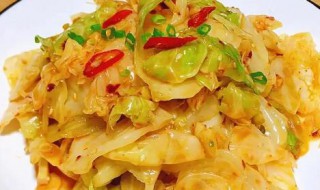 爆炒包菜 爆炒包菜的方法