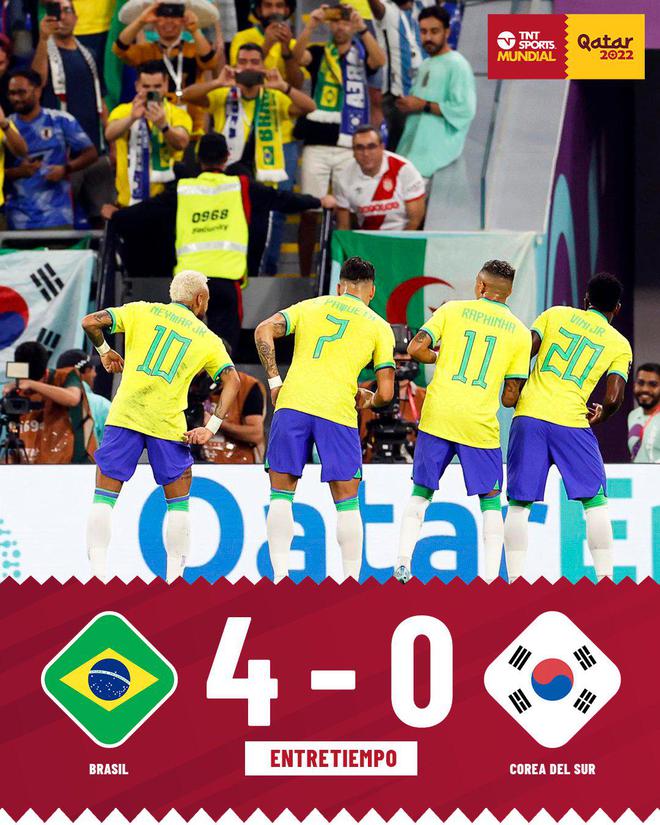 媒体热议韩国半场0-4巴西：比20年前国足打巴西还惨