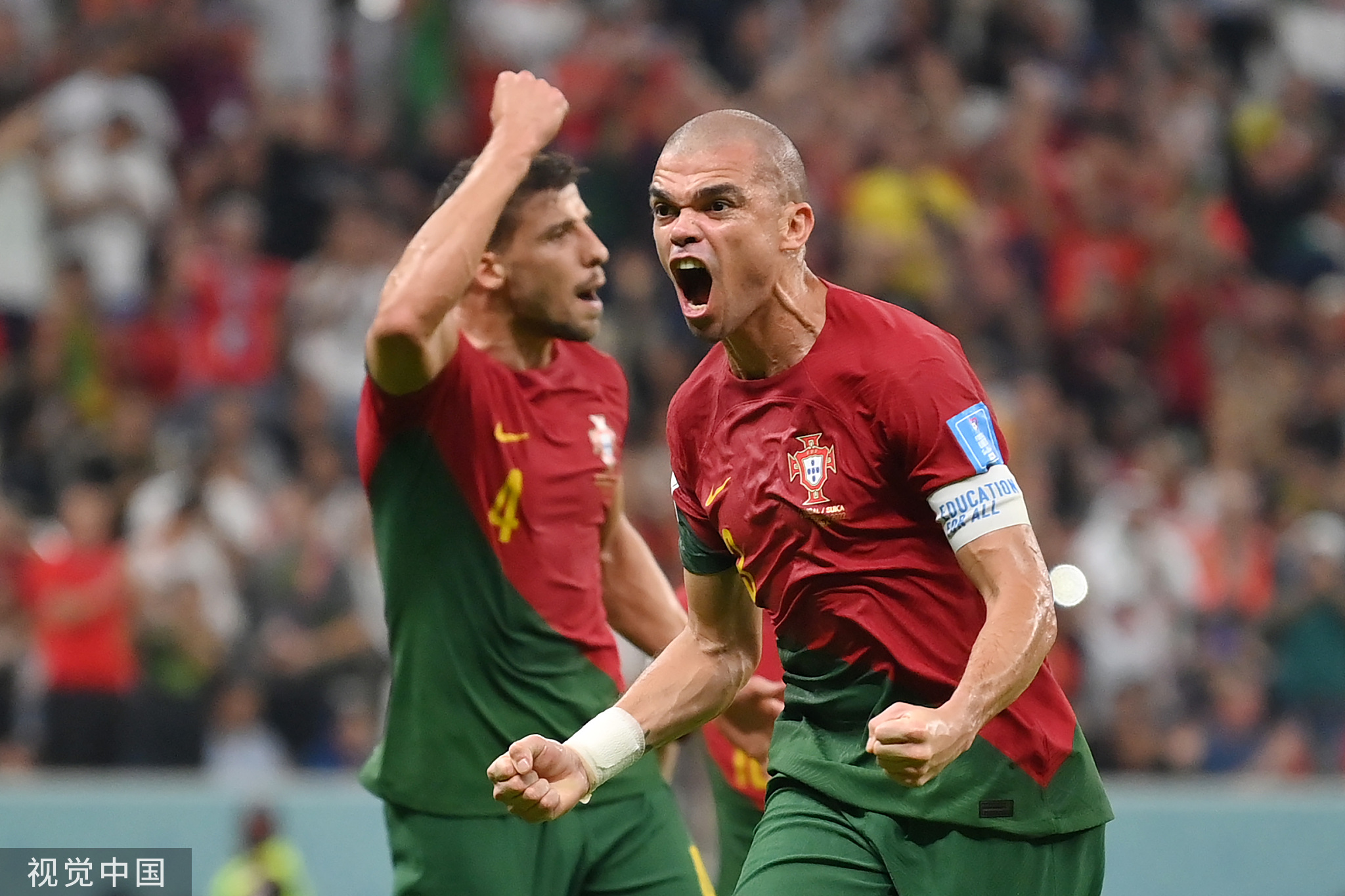 世界杯-C罗替补拉莫斯爆射建功 葡萄牙半场2-0瑞士