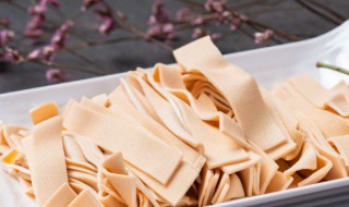 爆炒豆腐皮的做法 爆炒豆腐皮怎么做