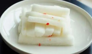 白萝卜做咸菜的方法 白萝卜做咸菜的方法是什么
