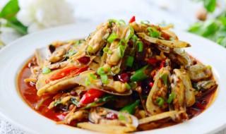 爆炒蛏子 爆炒蛏子的做法