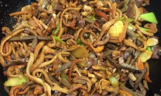 家常爆炒羊杂碎 爆炒羊杂碎怎么做家常美味