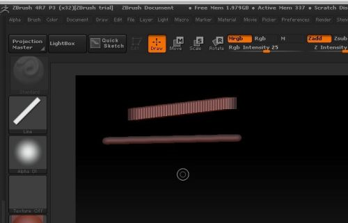 ZBrush 2020如何使用图形笔刷 ZBrush 2020使用图形笔刷的方法