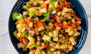 香菇和笋丁怎么炒好吃 香菇炒笋丁的做法介绍