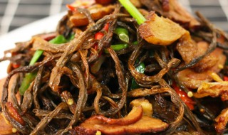 干菜豆角丝怎么炒好吃 怎么做干豆角丝好吃