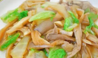 蘑菇和大白菜怎么炒好吃 蘑菇和大白菜如何炒好吃