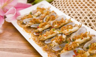 隔水蒸蛏子的做法 隔水蒸蛏子的做法推荐