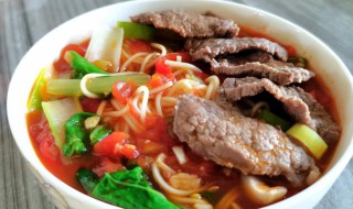 新鲜牛肉片怎么做面条 新鲜牛肉片如何做面条简单好吃