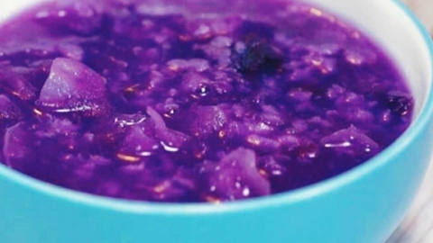紫薯熬粥怎么会变绿色 紫薯熬粥为什么会变绿色