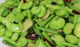 新鲜胡豆煮好回锅怎么做 新鲜胡豆煮好回锅如何做