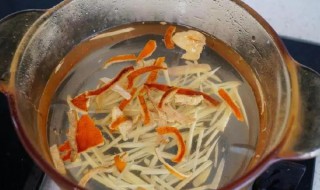 新鲜橘子皮煮水喝怎么做 新鲜橘子皮如何煮水喝